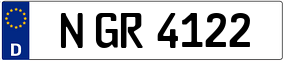 Truck License Plate